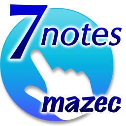 7notes with mazec （手書き日本語入力）