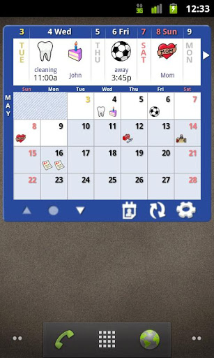 Blik Calendar Widget